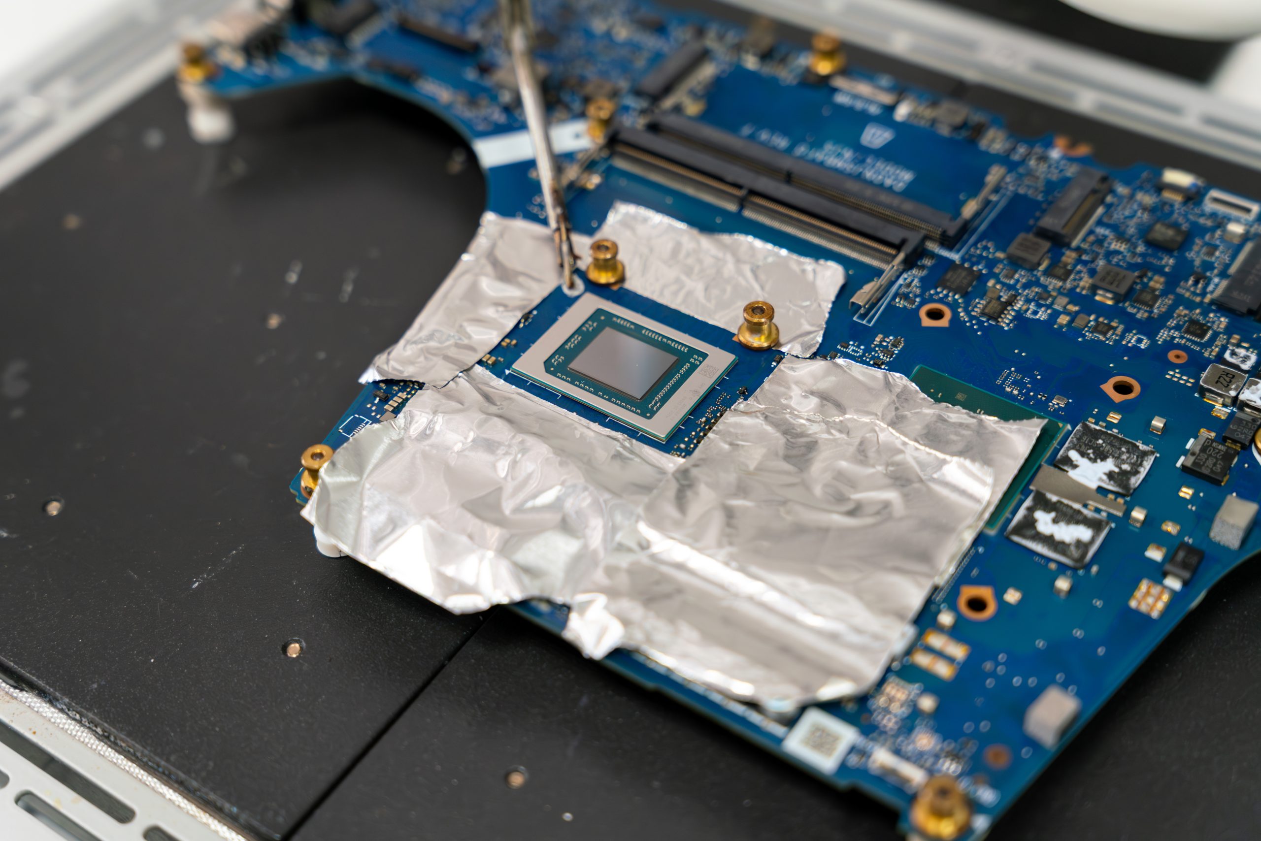 Припаиваем новый процессор на Asus TUF Gaming FA507